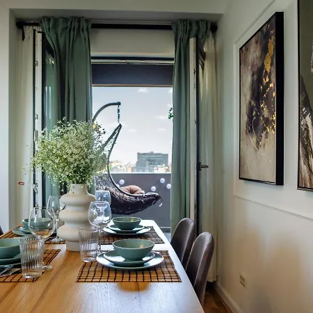 Sunny 3Br Midtown Flat - Amazing View Balcony Apartment Bucharest Exterior photo